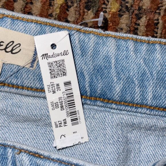 Madewell The Plus Perfect Vintage Jean in Fiore Wash, Size 28W‎ - Picture 6 of 15